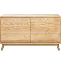 Arco 6 Drawer Lowboy