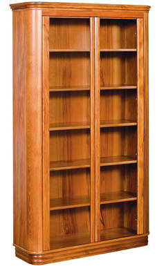 Riviera 1100 x 1900mm Bookcase Glass Doors