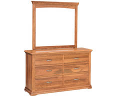 Opera 6 Drawer Dresser & Mirror
